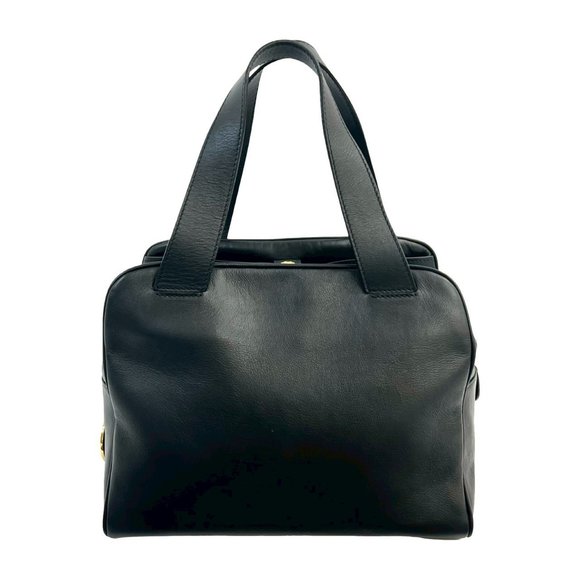 CELINE Blue Leather Boston Bag - Picture 1 of 10